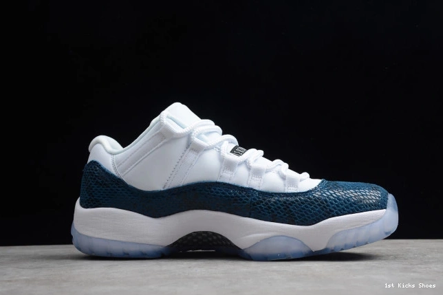 1st Kicks Shoes Air Blue Navy 11 Low Jordan CD6846-102 Snakeskin 0703